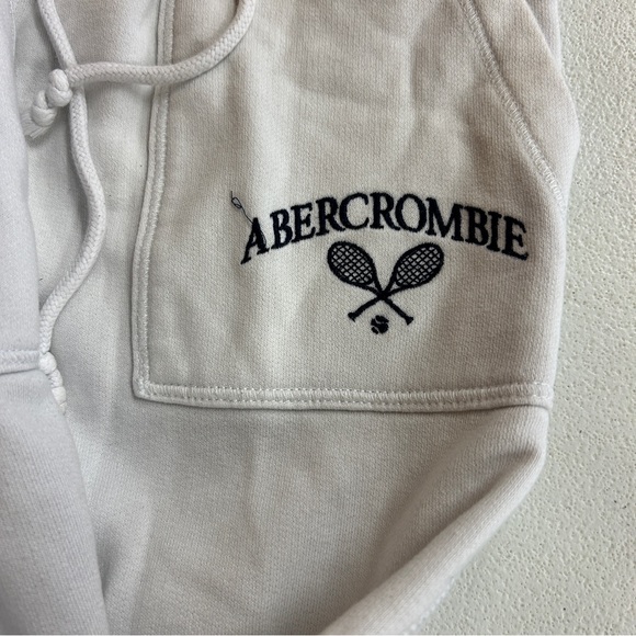 Abercrombie & Fitch Soft A&F Collection Cream/White Joggers - Size S - Picture 2 of 4